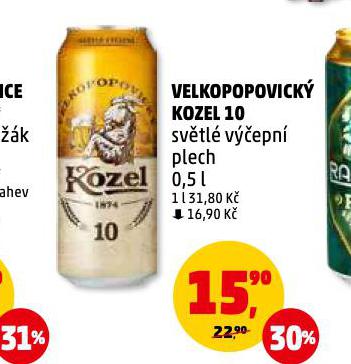 PIVO VELKOPOPOVICK KOZEL 10