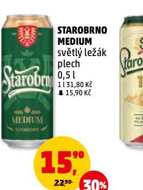 PIVO STAROBRNO MEDIUM