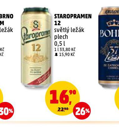 PIVO STAROPRAMEN 12