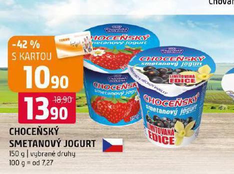 CHOCESK SMETANOV JOGURT