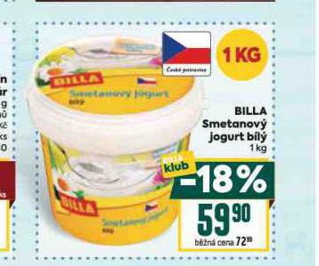 BILLA SMETANOV JOGURT BL