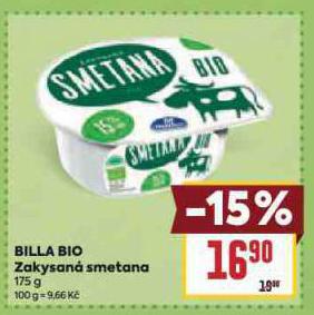 BILLA BIO ZAKYSAN SMETANA