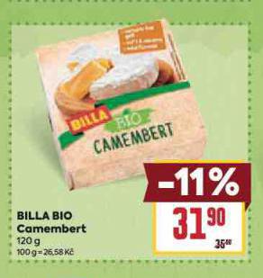 BILLA BIO CAMEMBERT