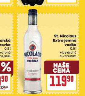 ST. NICOLAUS EXTRA JEMN VODKA