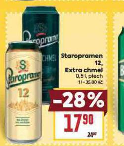 PIVO STAROPRAMEN 12