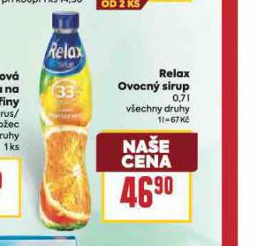 RELAX OVOCN SIRUP