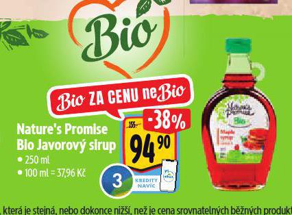 BIO JAVOROV SIRUP