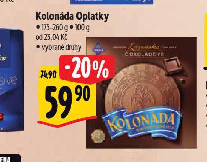 KOLONDA OPLATKY