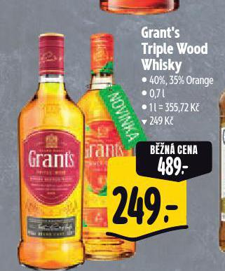 GRANT'S TRIPLE WOOD WHISKY