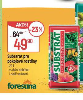 SUBSTRT PRO POKOJOV ROSTLINY