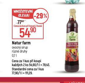 NATUR FARM OVOCN SIRUP