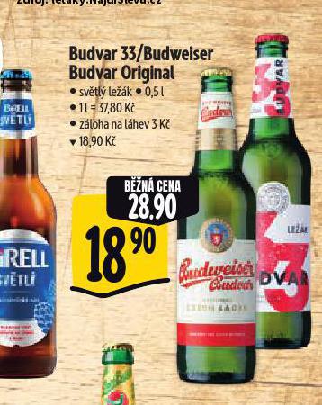 PIVO BUDVAR 33