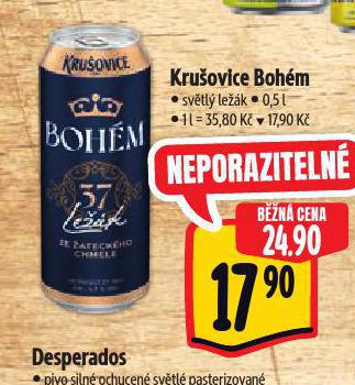 PIVO KRUOVICE BOHM