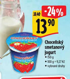 CHOCESK SMETANOV JOGURT