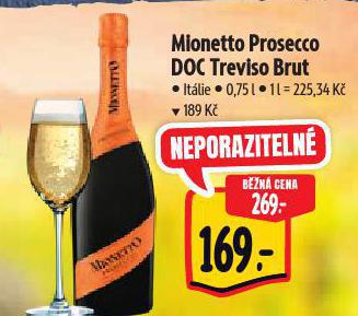 MIONETTO PROSECCO DOC TREVISO BRUT