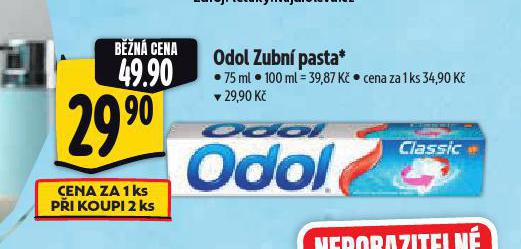 ODOL ZUBN PASTA