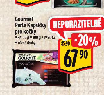 GOURMET PERLE KAPSIKY PRO KOKY