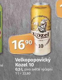 PIVO VELKOPOPOVICK KOZEL