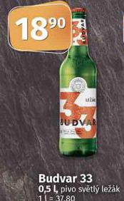 PIVO BUDVAR 33