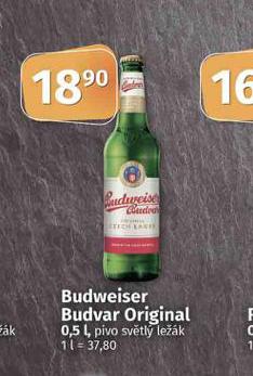 PIVO BUDWEISER BUDVAR