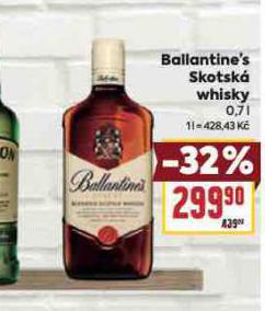 BALLANTINE'S SKOTSK WHISKY