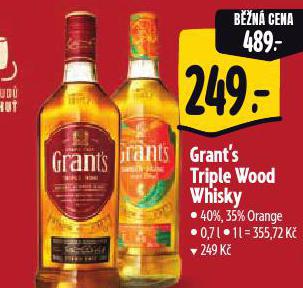 GRANT'S TRIPLE WOOD WHISKY