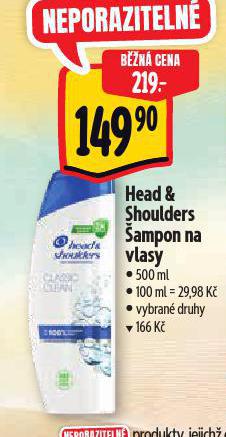 HEAD & SHOULDERS AMPON NA VLASY