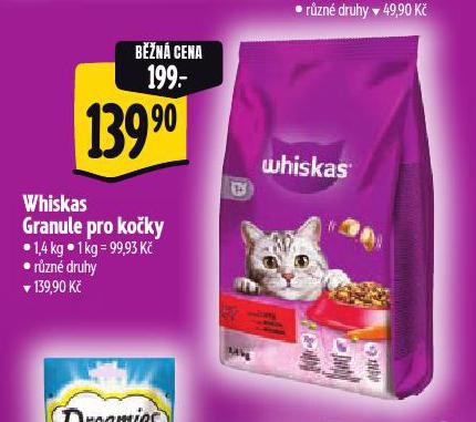 WHISKAS GRANULE PRO KOKY