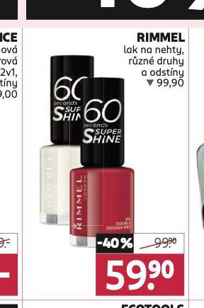 RIMMEL LAK NA NEHTY