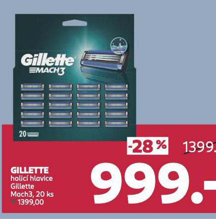 GILLETTE HOLIC HLAVICE