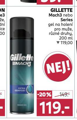 GILLETTE GEL NA HOLEN