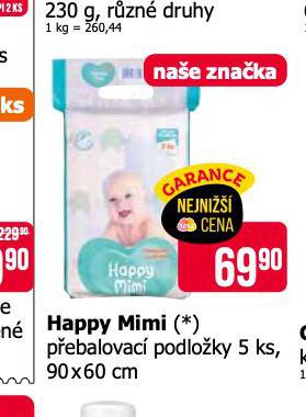 HAPPY MINI PEBALOVAC PODLOKY