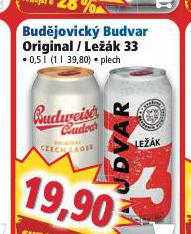 PIVO BUDWEISER BUDVAR