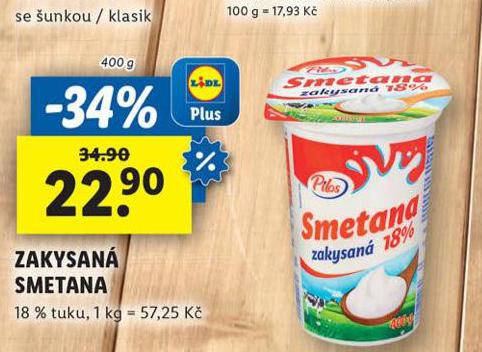 ZAKYSAN SMETANA 18%