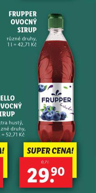 FRUPPER OVOCN SIRUP