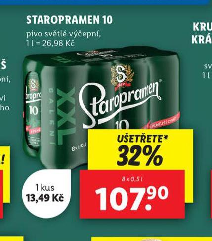 PIVO STAROPRAMEN 10