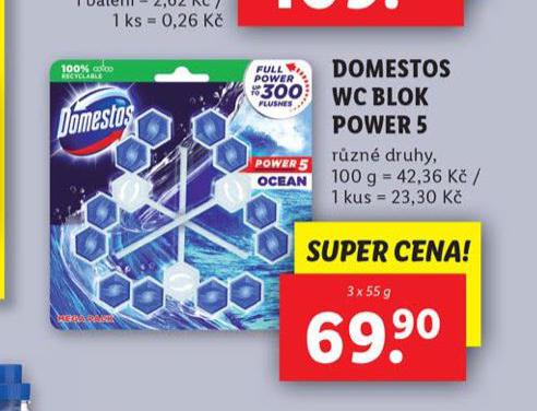 DOMESTOS WC BLOK POWER 5