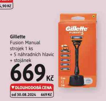 GILLETTE FUSION MANUAL STROJEK