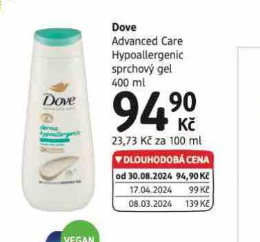 DOVE SPRCHOV GEL