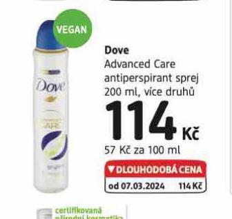 DOVE ANTIPERSPIRANT