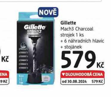 GILLETTE MACH CHARCOAL