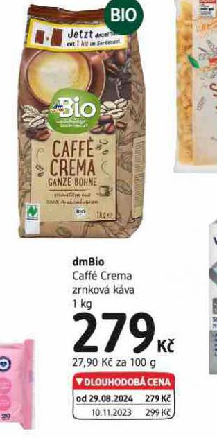 DMBIO CAFF CREMA ZRNKOV KVA