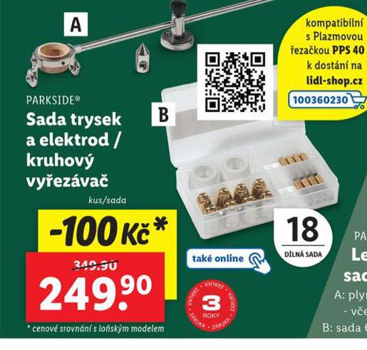 SADA TRYSEK A ELEKTROD