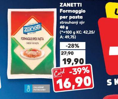 ZANETTI FORMAGGIO PER PASTA STROUHAN SR