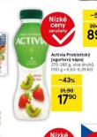 ACTIVIA PROBIOTICK JOGURTOV NPOJ JAHODA A KIWI BEZ LAKTZY