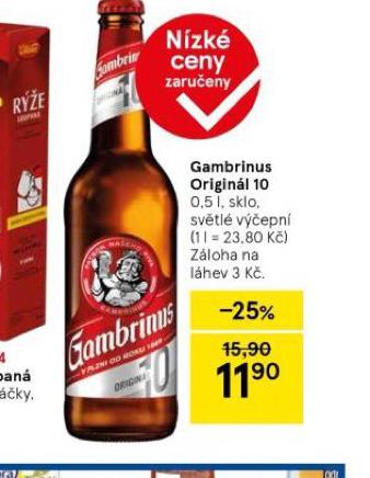 PIVO GAMBRINUS ORIGINL