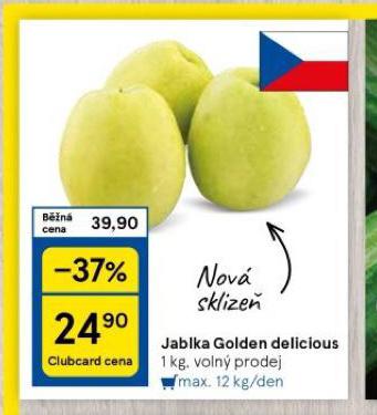 JABLKA GOLDEN DELICIOUS