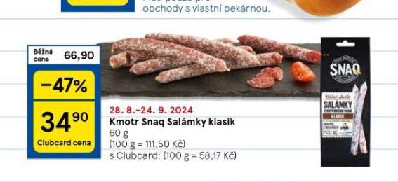 KMOTR SNAQ SALMKY KLASIK