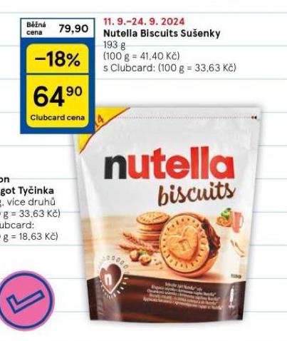 NUTELLA BISCUITS SUENKY