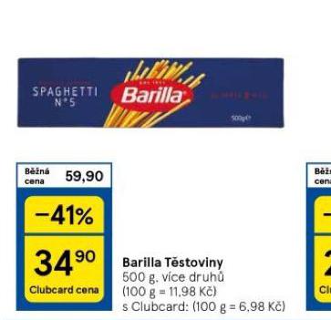 BARILLA TSTOVINY